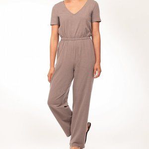 Synergy Organic Clothing Mercury Jumpsuit in Taupe - XL - NWT